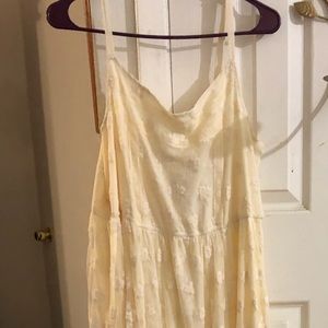 Torrid Ivory Sleeveless Maxi Dress